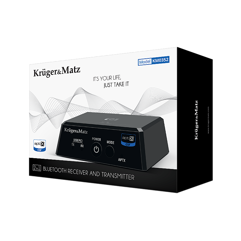 Δέκτης και πομπός ήχου Bluetooth HiFi 2 σε 1 (Apt-X, NFC) μοντέλο BT-1