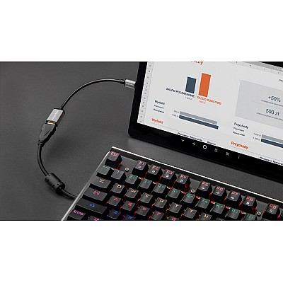 Προσαρμογέας υποδοχή USB 3.0 A - βύσμα USB τύπου C OTG Kruger&Matz Basic