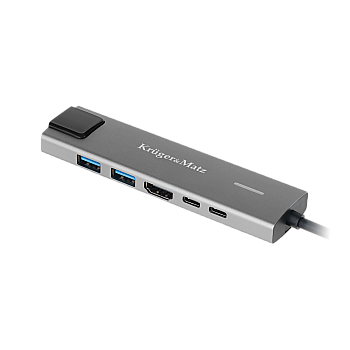 Προσαρμογέας (HUB) USB type C και HDMI/2x USB3.0/2x USB type C/RJ45