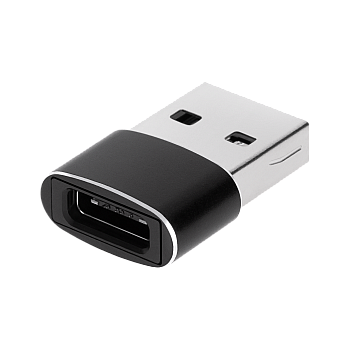 USB - Προσαρμογέας USB Type C, μαύρο