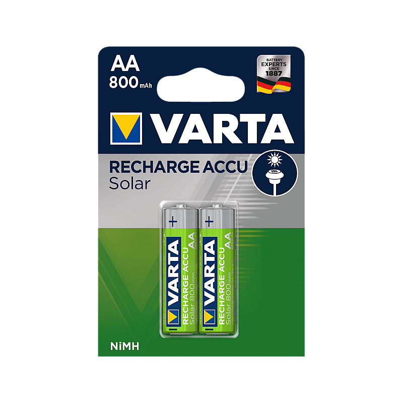 Συσσωρευτής VARTA AA NiMH 800mAh SOLAR Συσσωρευτής VARTA AA NiMH 800mAh SOLAR