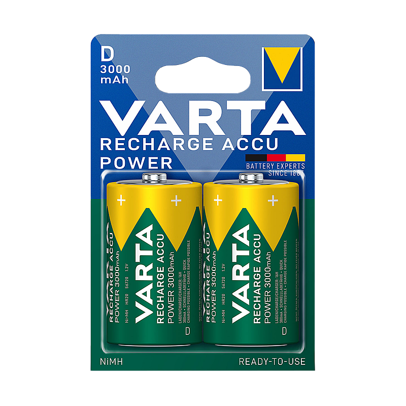 Μπαταρία VARTA R20 NiMh 3000mAh 2szt./blist.