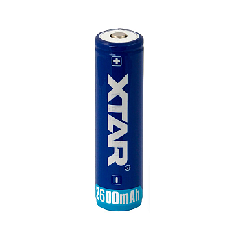 Μπαταρία XTAR 18650 3,7V Li-ion 2600mAh με προστασία