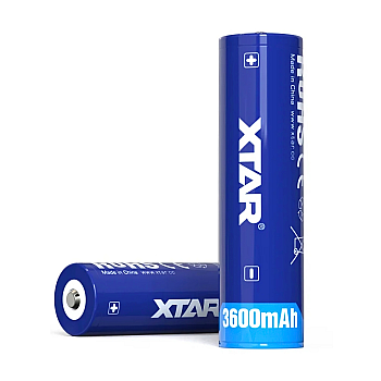 Μπαταρία XTAR 18650 3,7V Li-ion 3600mAh με προστασία