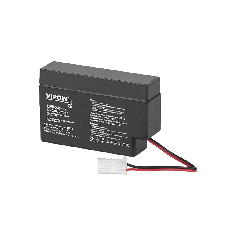 Μπαταρία gel VIPOW 12V 0,8Ah