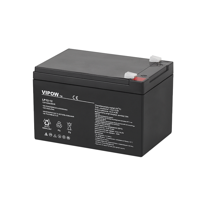 Μπαταρία gel VIPOW 12V 12Ah