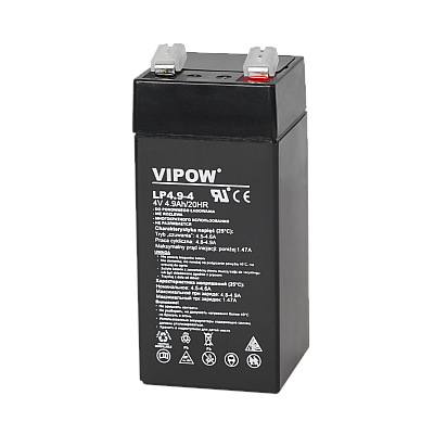 Μπαταρία gel VIPOW 4V 4,9Ah