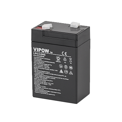 Μπαταρία gel VIPOW 6V 4,5Ah HQ