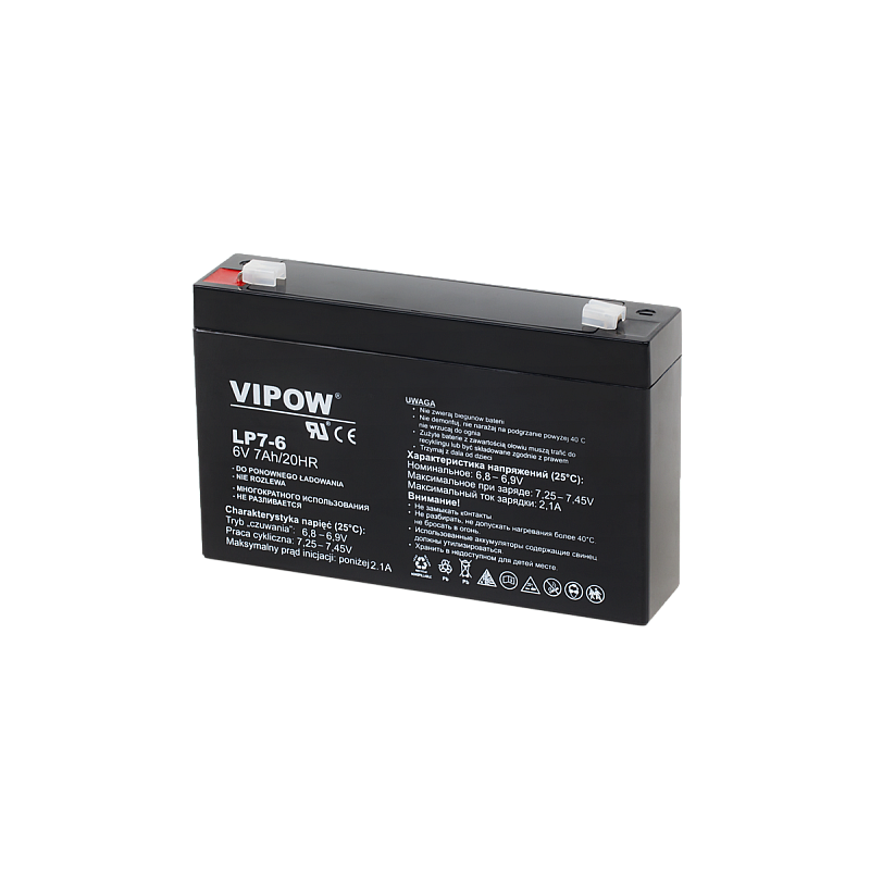 Μπαταρία gel VIPOW 6V 7Ah