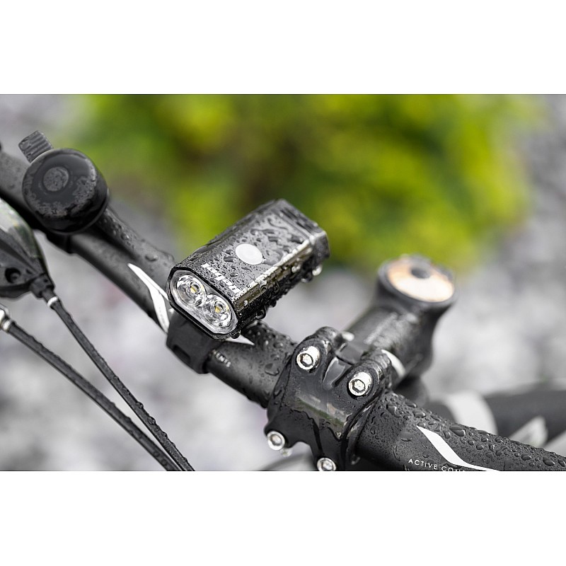 Επαναφορτιζόμενη μπροστινή λάμπα ποδηλάτου