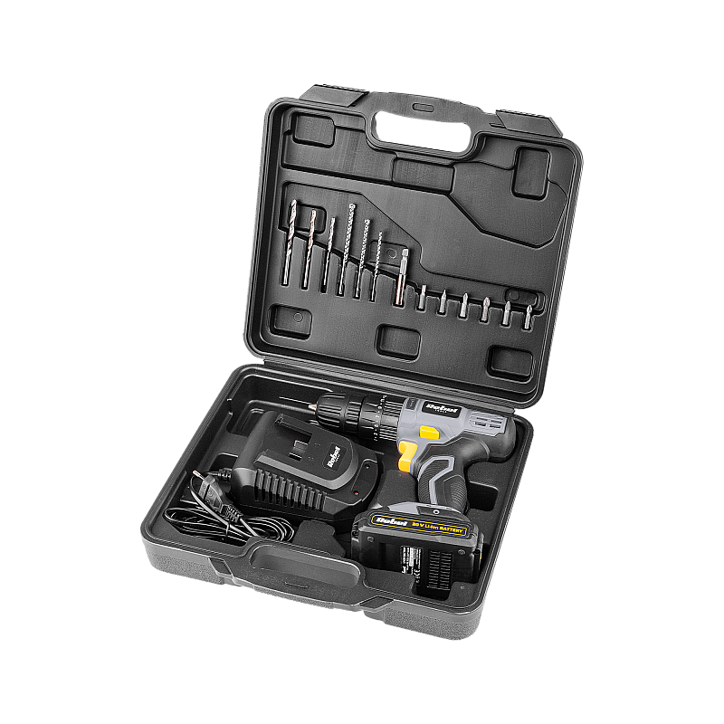 Ασύρματο κρουστικό δράπανο 20V 2Α κουτί