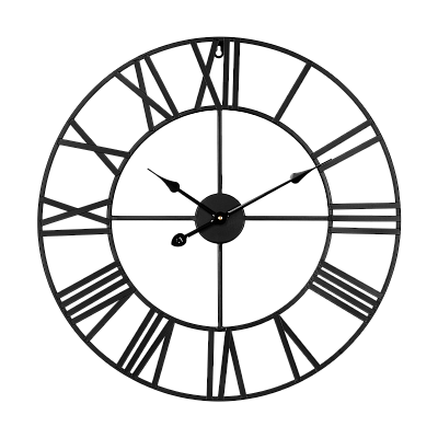 Ρολόι τοίχου από αλουμίνιο μεγάλο 60 cm