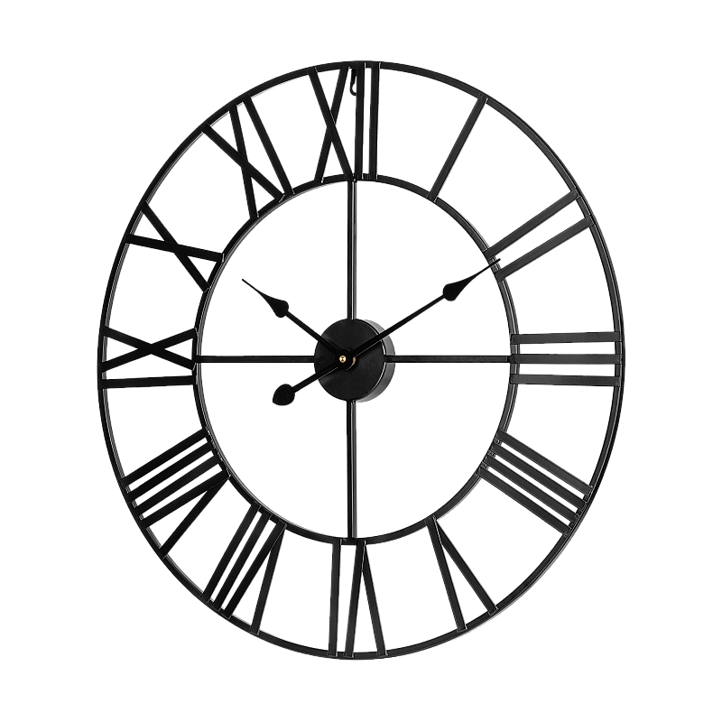 Ρολόι τοίχου από αλουμίνιο μεγάλο 60 cm