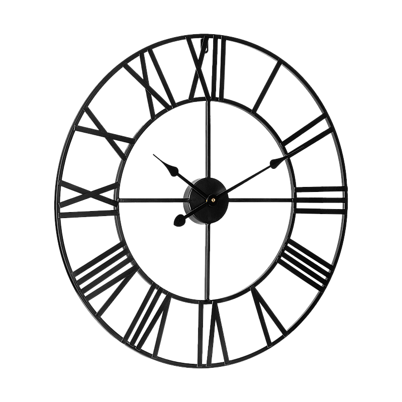 Ρολόι τοίχου από αλουμίνιο μεγάλο 60 cm