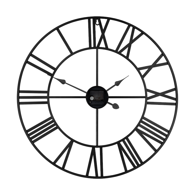 Ρολόι τοίχου από αλουμίνιο μεγάλο 60 cm