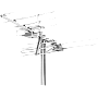 Antena TV Duplexa VHF/UHF Barczak