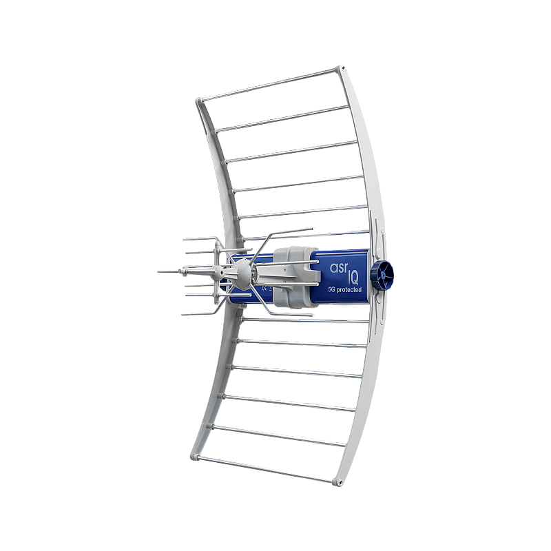 Κεραία τηλεόρασης DVB-T/T2 ASR IQ 5G 700 PROTECTED 2023 με τροφοδοτικό ZZA-7 Telkom Telmor