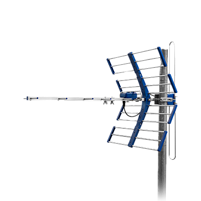 Antena TV DVB-T/T2 VHF/UHF TT W19 Silver COMBO 5G Protected Telkom Telmor