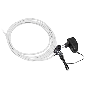 Κεραία τηλεόρασης εσωτερικού/εξωτερικού χώρου Mini-Yagi με ενισχυτή και καλώδιο Barczak 5m