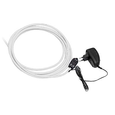 Κεραία τηλεόρασης εσωτερικού/εξωτερικού χώρου Mini-Yagi με ενισχυτή και καλώδιο Barczak 5m