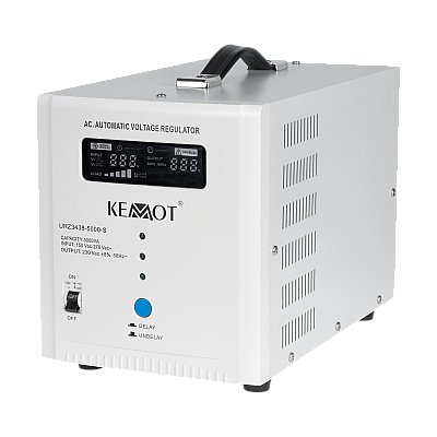 Αυτόματος σταθεροποιητής τάσης KEMOT SER-5000-S, ακρίβεια 8%