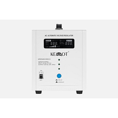 Αυτόματος σταθεροποιητής τάσης KEMOT SER-5000-S, ακρίβεια 8%