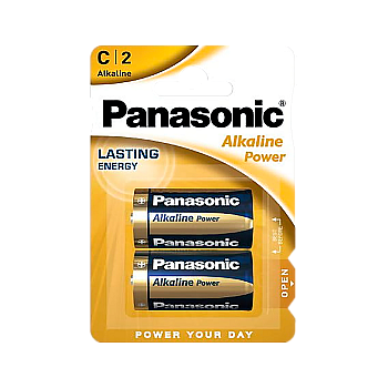 Αλκαλική μπαταρία Panasonic BRONZE LR14 2τμχ/μπλ
