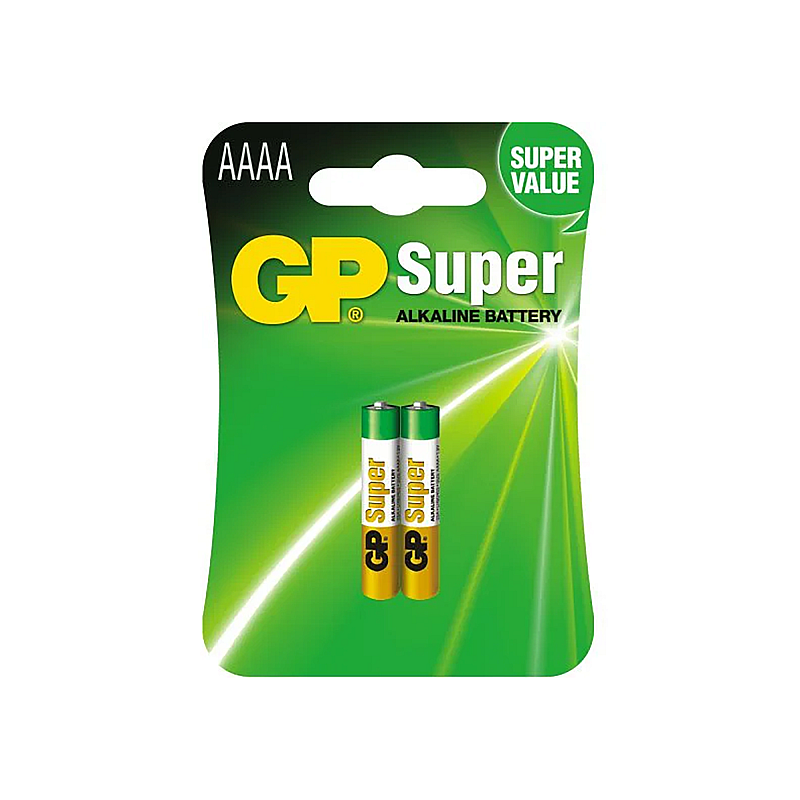 Αλκαλικές μπαταρίες GP Super Alkaline AAAA 2 τεμάχια/μπλε.