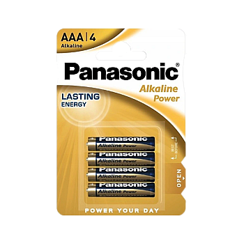Αλκαλική μπαταρία Panasonic BRONZE LR03 4 τεμ./bl.