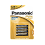 Αλκαλική μπαταρία Panasonic BRONZE LR03 4 τεμ./bl.