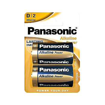 Αλκαλική μπαταρία Panasonic BRONZE LR20 2τμχ/μπλ.