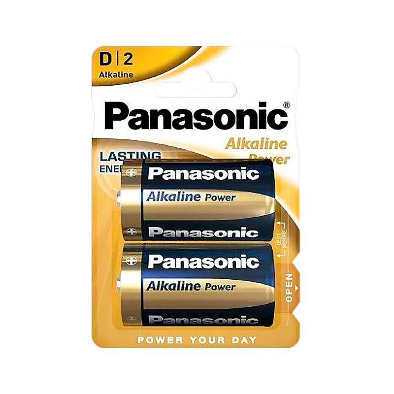 Αλκαλική μπαταρία Panasonic BRONZE LR20 2τμχ/μπλ. Αλκαλική μπαταρία Panasonic BRONZE LR20 2τμχ/μπλ.