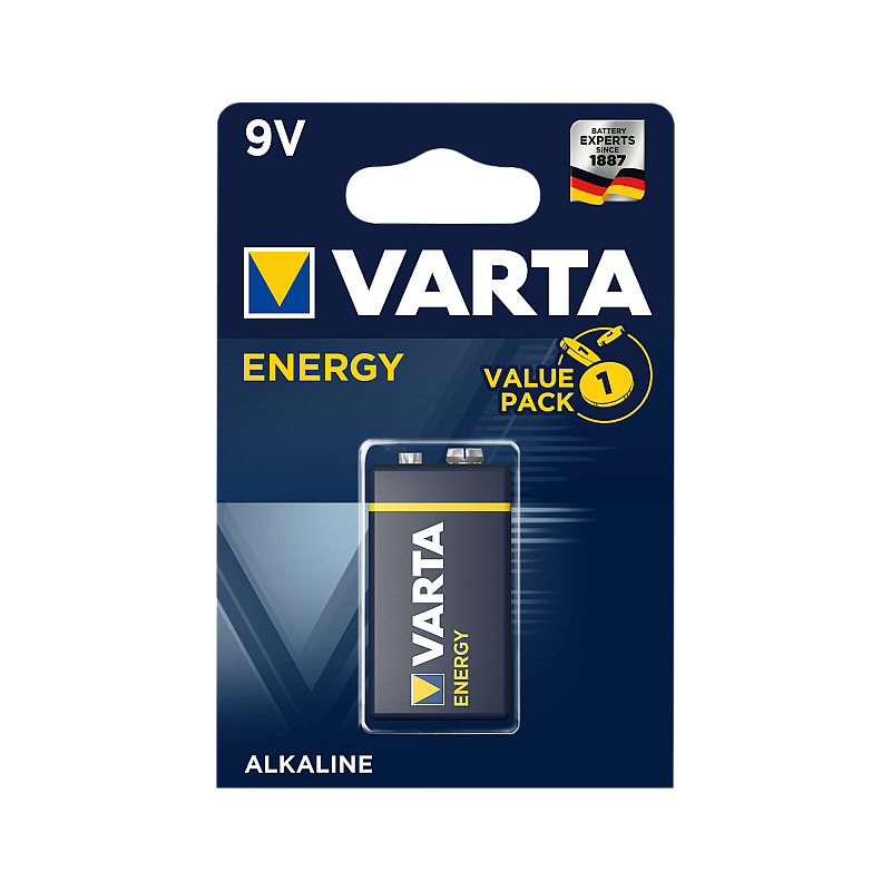 Αλκαλική μπαταρία VARTA 9V ENERGY 1 τεμ.