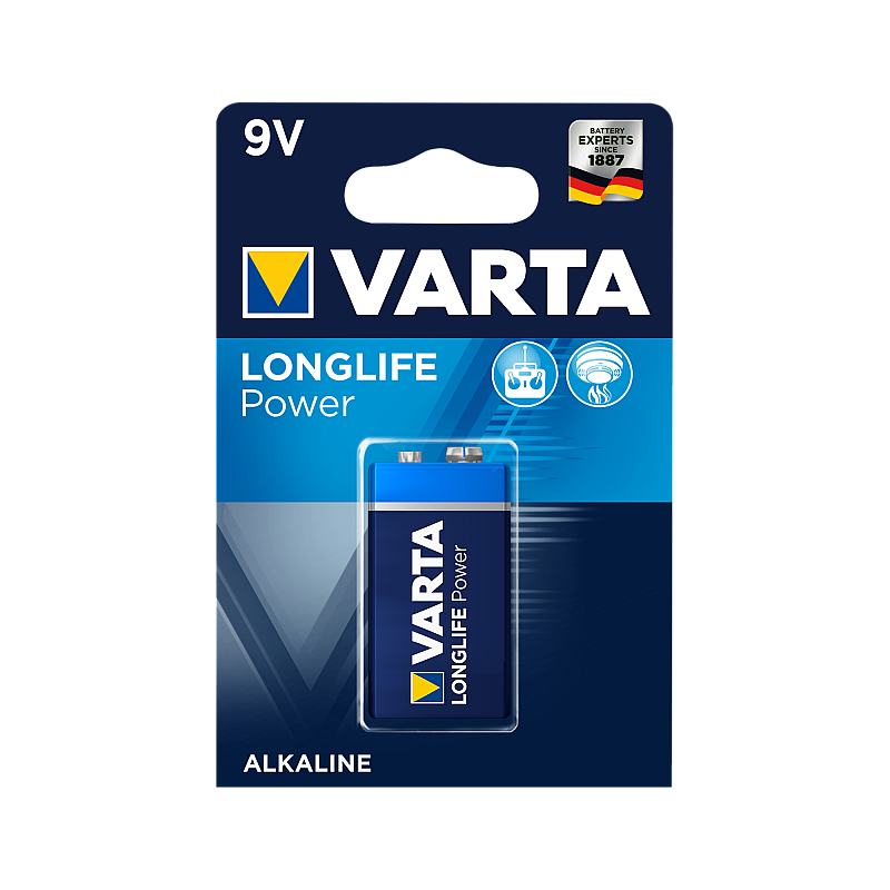 Μπαταρία alkaliczna VARTA 9V LONGLIFE 1szt./bl.