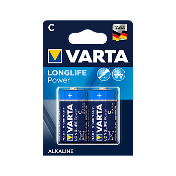 VARTA LR14 LONGLIFE αλκαλική μπαταρία 2τμχ/μπλ.