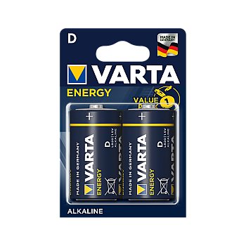 Μπαταρία alkalinezna VARTA LR20 ENERGY 2 τεμ./bl.