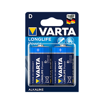 Αλκαλική μπαταρία VARTA LR20 LONGLIFE 2 τεμ./bl.