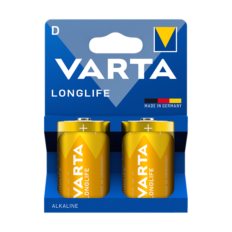 Αλκαλική μπαταρία VARTA LR20 LONGLIFE 2 τεμ./bl.