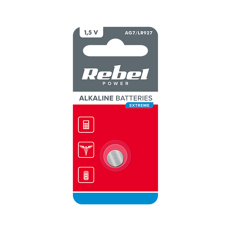 Μπαταρία REBEL EXTREME AG7 1szt/blister. Μπαταρία REBEL EXTREME AG7 1szt/blister.