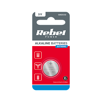 Μπαταρία REBEL EXTREME CR2032 1szt/blist.