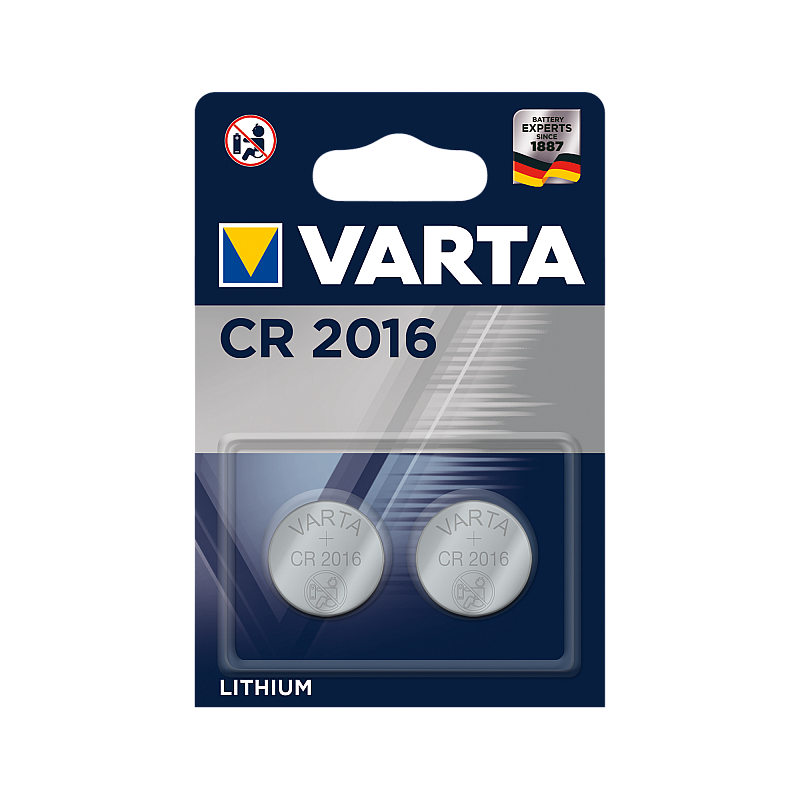 Μπαταρία VARTA CR2016 2τεμ/κιβώτιο Μπαταρία VARTA CR2016 2τεμ/κιβώτιο