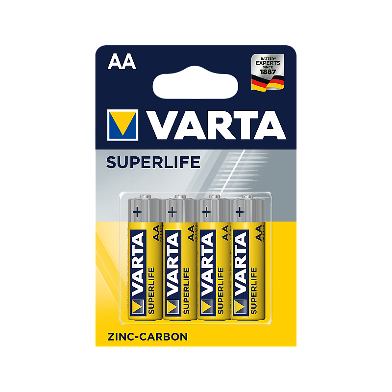 Μπαταρία VARTA R06 SUPERLIFE 4szt./bl. Μπαταρία VARTA R06 SUPERLIFE 4szt./bl.