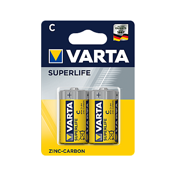 Μπαταρία VARTA R14 SUPERLIFE 2τμχ/κιβώτιο