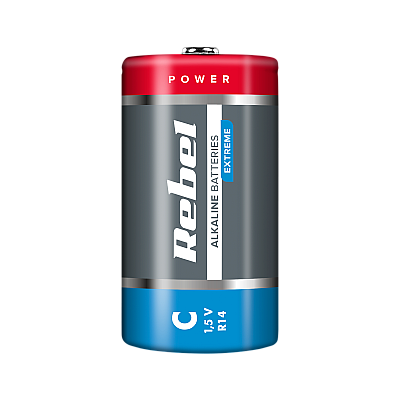 Αλκαλικές μπαταρίες REBEL EXTREME LR14 2 τεμ./bl.