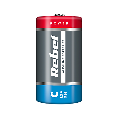 Αλκαλικές μπαταρίες REBEL LR14 2 τεμ./bl.