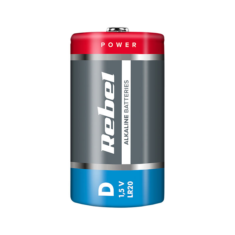 Αλκαλικές μπαταρίες REBEL LR20 2 τμχ/μπλ.