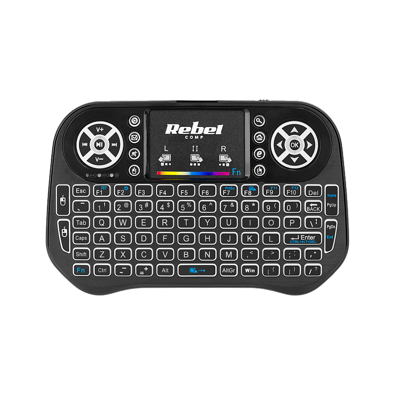 Ασύρματο πληκτρολόγιο Rebel Mini Q5 Smart TV BOX