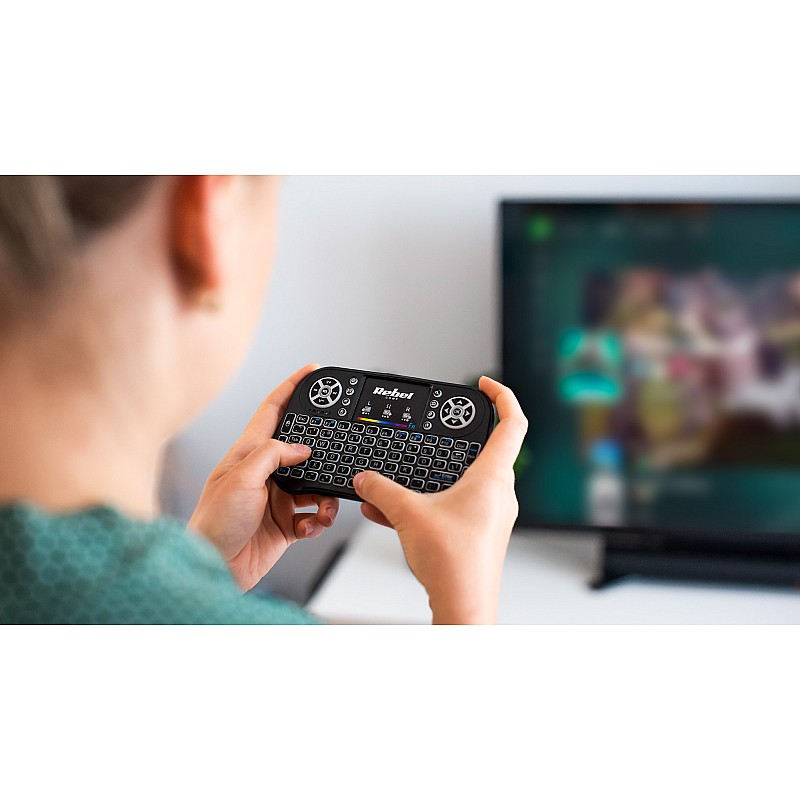 Ασύρματο πληκτρολόγιο Rebel Mini Q5 Smart TV BOX