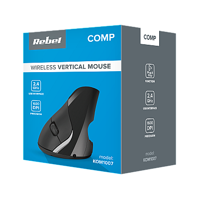 Ασύρματο κάθετο ποντίκι Rebel WM500