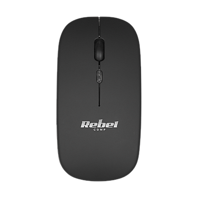 Μαύρο ασύρματο ποντίκι Rebel WM210